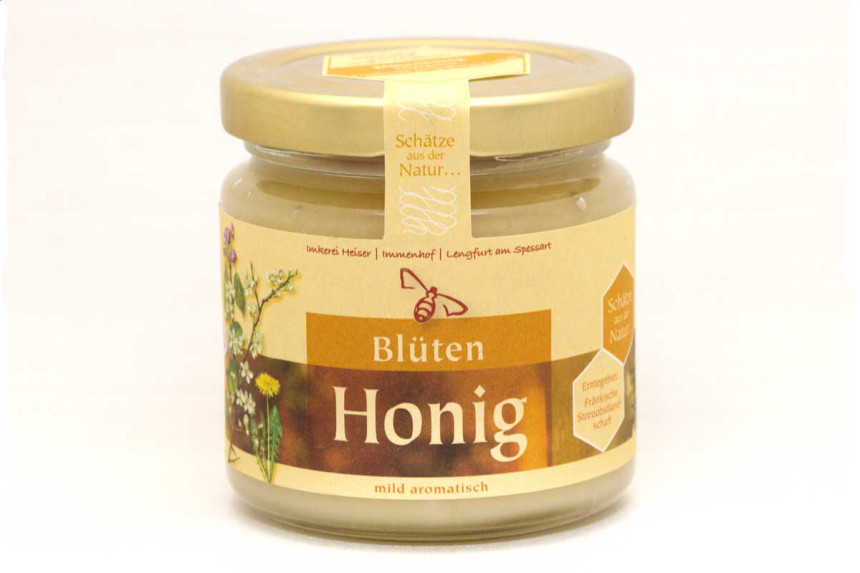 Frühjahrsblütenhonig im 250g Glas
