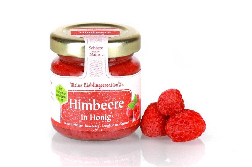 Himbeere in Honig