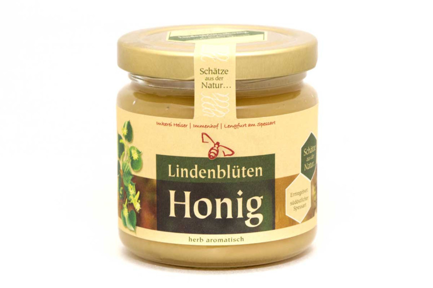 Lindenblütenhonig im 250g Glas