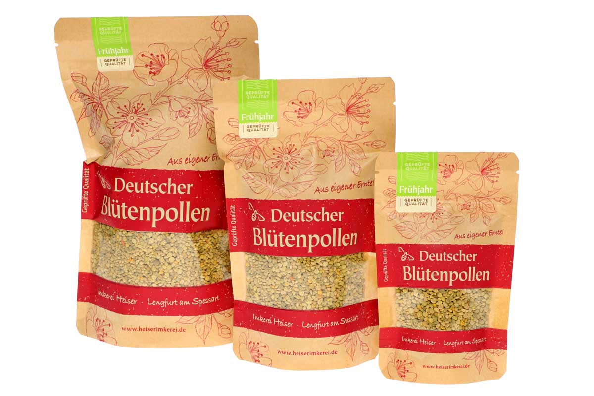 Deutscher Blütenpollen aus eigener Ernte