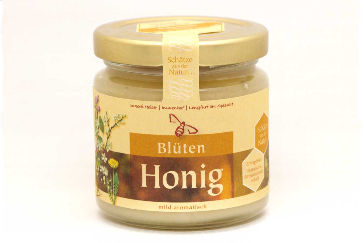 Frühjahrsblütenhonig im 250g Glas