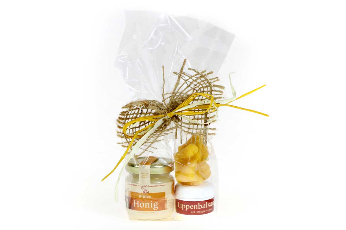 Honig-Lippenbalsam-Geschenkpäckchen
