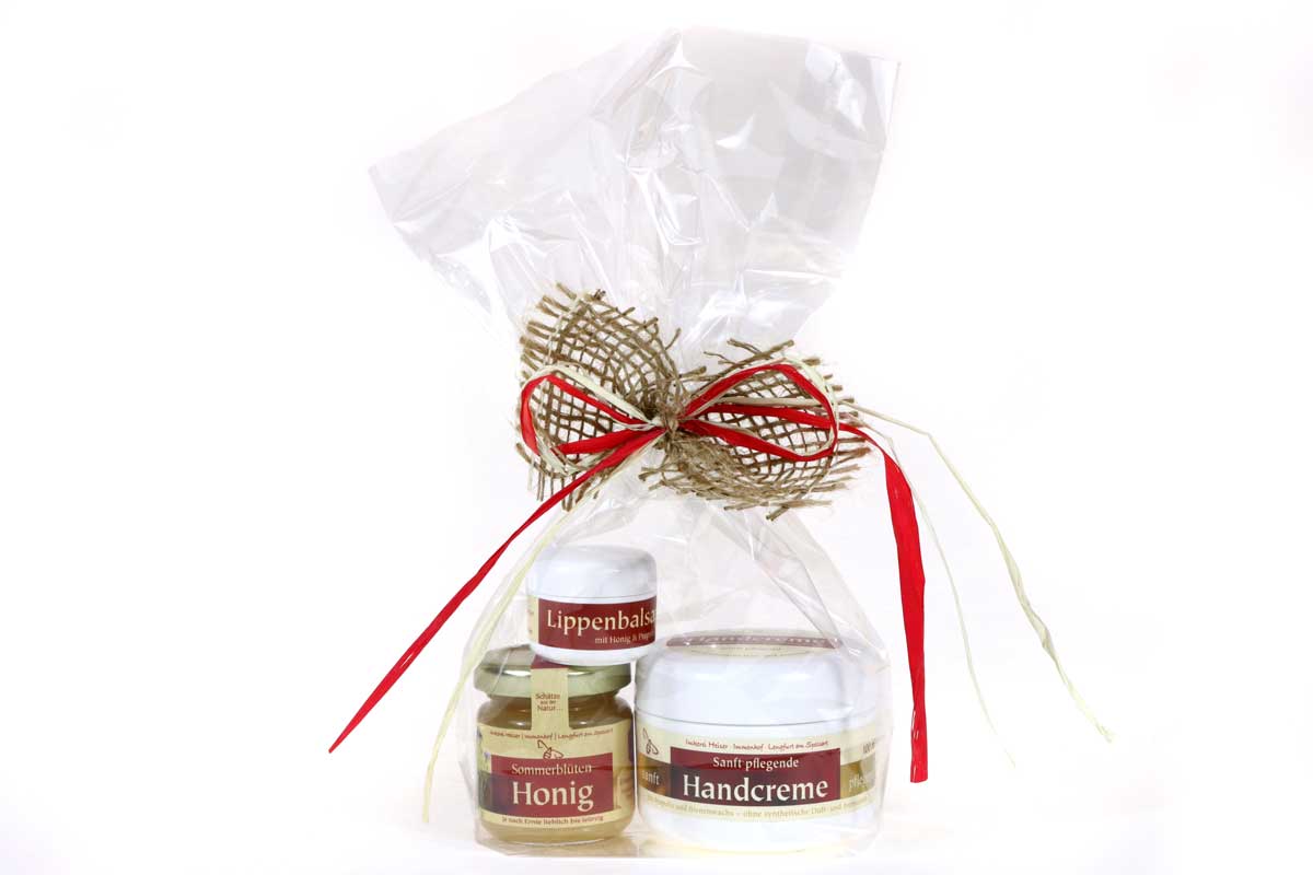 Honig-Creme Geschenkpäckchen