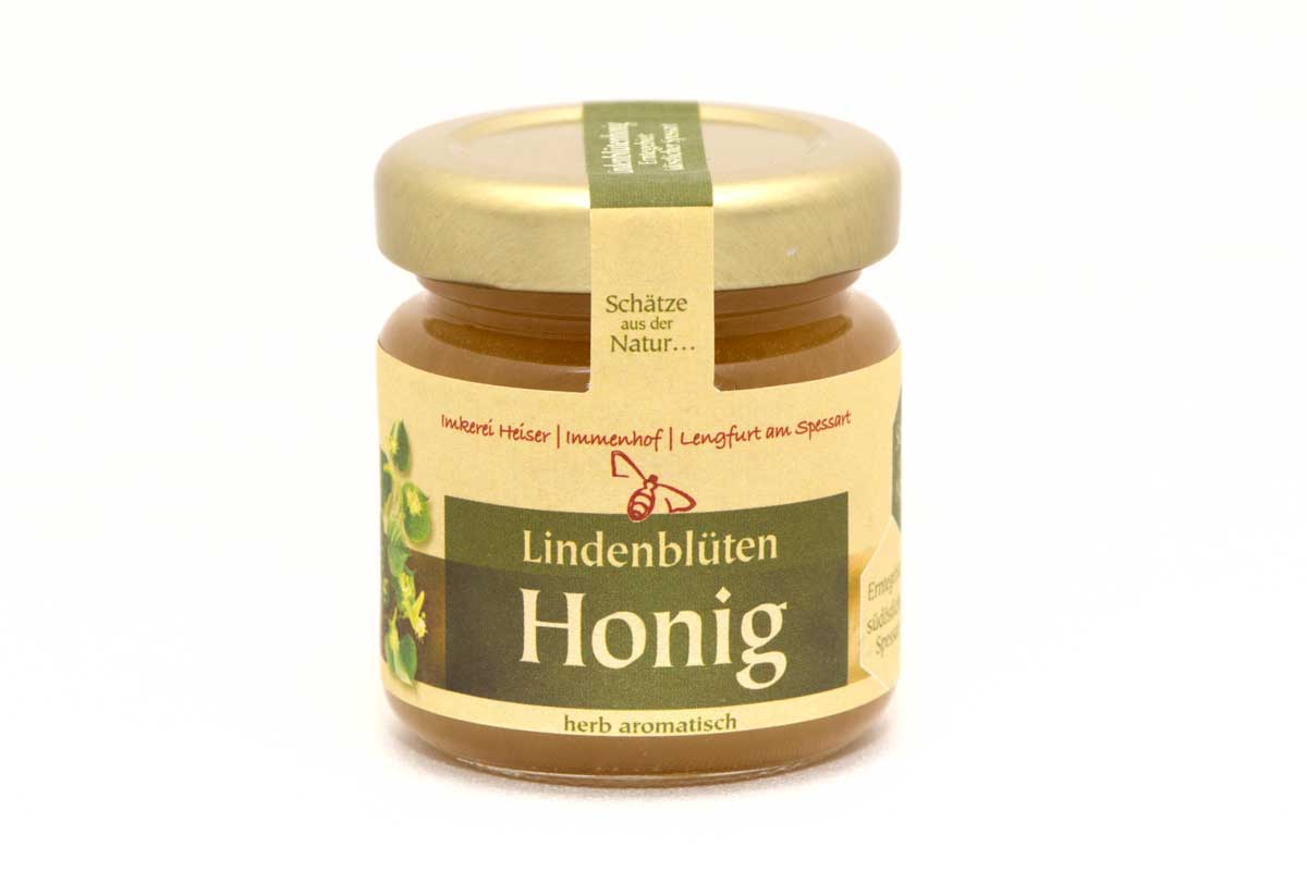 Lindenblütenhonig im 60g Glas